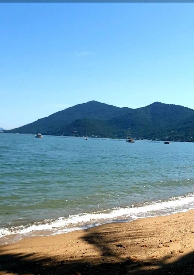 Pe Na Areia, Casa Na Praia De Frente Para O Mar Флорианополис Экстерьер фото