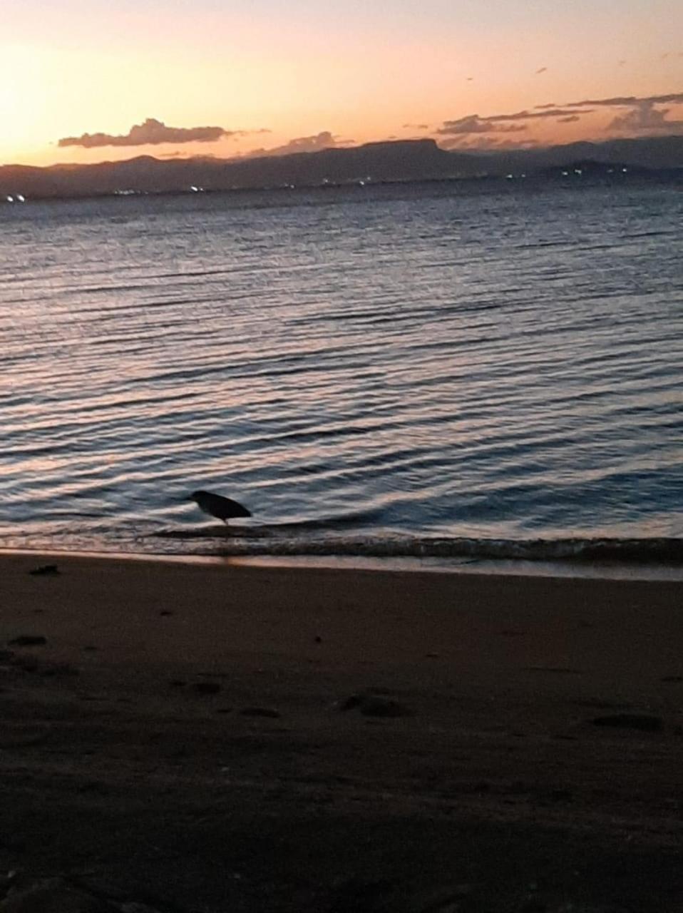 Pe Na Areia, Casa Na Praia De Frente Para O Mar Флорианополис Экстерьер фото
